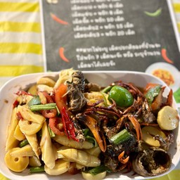 ตำหน่อไม้ปูม้า