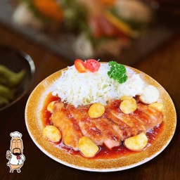 เสต็กเนื้อ หมู