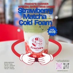 Strawberry Matcha Cold Foam