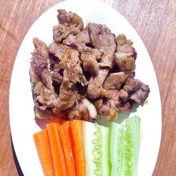 (กับข้าว)เนื้อย่าง