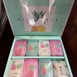 503 ทาร์ชีสสับปะรดใต้หวัน 8ชิ้น 1กล่อง