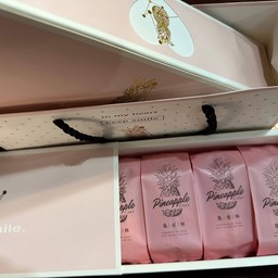 504 ทาร์ตชีสสับปะรดใต้หวัน 10ชิ้น 1กล่อง