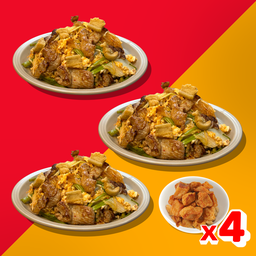 สุกี้แห้งหมู 3 กล่อง แถมฟรี! กากหมูเจียว 4 กระปุก