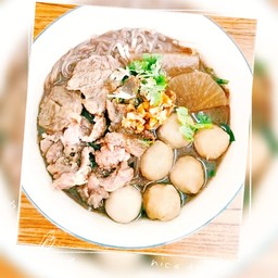 เกาเหลาเนื้อ น้ำตก