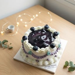 เค้กบลูเบอร์รี่ครีมสด ~ 1/2P