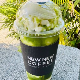 อาโวคาโด+มัทฉะ+มะพร้าวน้ำหอมปั่นพรีเมี่ยม