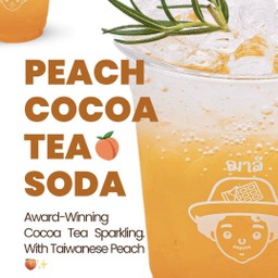 Peach Cocoa Tea Soda