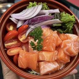 ยำแซลมอน M (แยกเครื่อง)