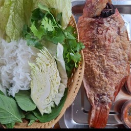 เมี่ยงปลาทับทิมย่างเกลือ ไซต์ L