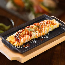 1500.Tonpei Yaki (Pork rolled by Egg Crape)