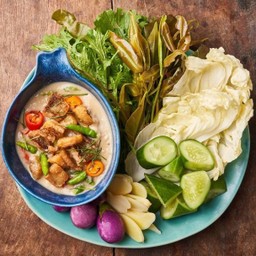 หลนปลาสลิดกะทิสด