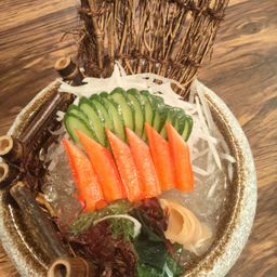 ปูอัดซาซิมิ/Crab stick sashimi