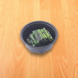 ผักกวางตุ้งเย็นราดซอสงา