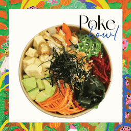 ข้าวโบล์วหน้าเต้าหู้ออร์แกนิคและเห็ด