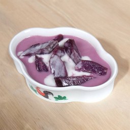 บวดกะทิมันม่วง