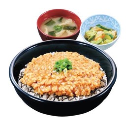 ข้าวหน้าไก่สับโซโบโระ และชุดสุดคุ้ม