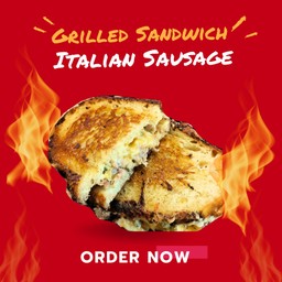 Italian sausage Grilled Sandwich