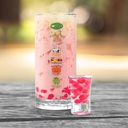 นมชมพูทับทิมกรอบ