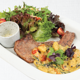 พอร์คชอปยอกกี้ซอสกรีนเพสโต้