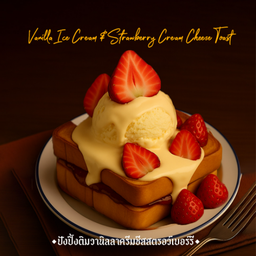 ปังปิ้งติมวานิลลาครีมชีสสตรอว์เบอร์รี