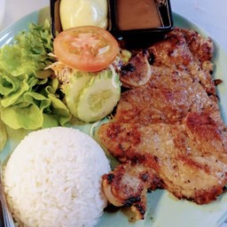 kurobuta riceข้าวหน้าสเต็กหมูคุโรบุตะ