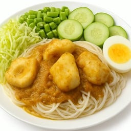 ต้มเลือดหมู&เตี๋ยวเส้นคลุก หนมจีนยาใต้🍜