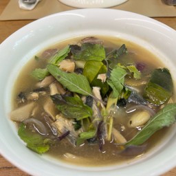 ต้มปลาทูใส่เห็ด