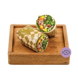 แร็พสลัดแซลมอนครีมชีสปู