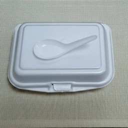 กล่องโฟมเล็ก+ช้อนสั้น