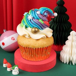 Rainbow Sprinkle Cupcake (เรนโบว์สปริงเกอร์คัพเค้ก)