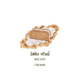 บิสกิต + วิปครีม