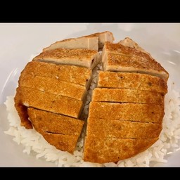 ข้าวหมูยอทอด