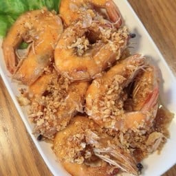 กุ้งทอดกระเทียม