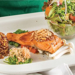 สเต็กแซลมอนเทริยากิ L