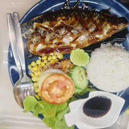 Saba fish riceข้าวหน้าปลาซาบะซอสเทอริยากิ