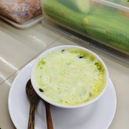 spinach cheese ผักโขมอบชีสไม่มีเนื้อสัตว์