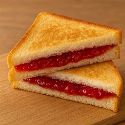 ขนมปังปิ้ง (สตอเบอร์รี่)