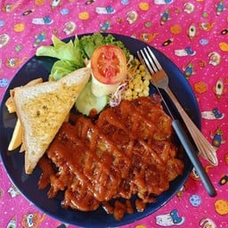 pork neck BBQสเต็กสันคอหมูบาร์บีคิว