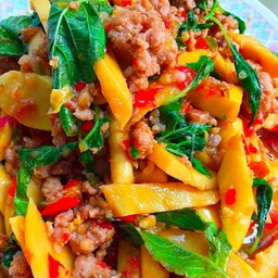 กระเพราเนื้อหน่อไม้