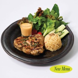 สเต็กหมูย่างน้ำตก