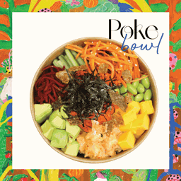 ข้าวโบล์วแซลมอน กุ้ง อะโวคาโด