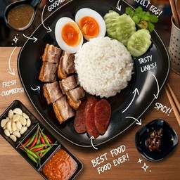 ข้าวหมูกรอบ