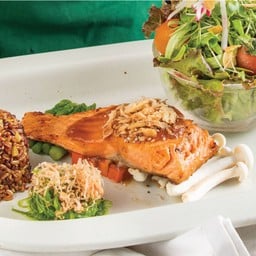 สเต็กแซลมอนเทริยากิ L