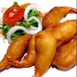 tempura shrimp กุ้งชุบแป้งทอด