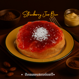 ปังกลมแยมสตรอว์เบอร์รี
