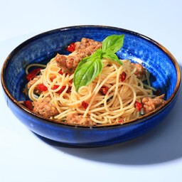 สปาเก็ตตี้ไส้กรอกโฮมเมด