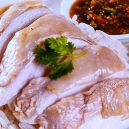 ข้าวมันไก่ต้ม ใส่เลือด