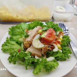 pork spicy salad ยำสเต็กหมู