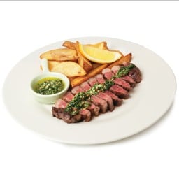 Chimichurri Wagyu Beef Steak and fries