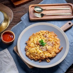 ไข่เจียวหมูสับ (กับข้าว) (3 ฟอง)